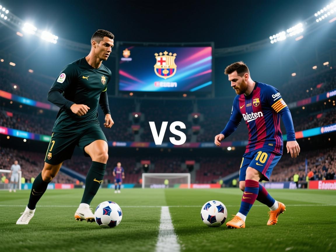 C罗与梅西不同踢球风格对比