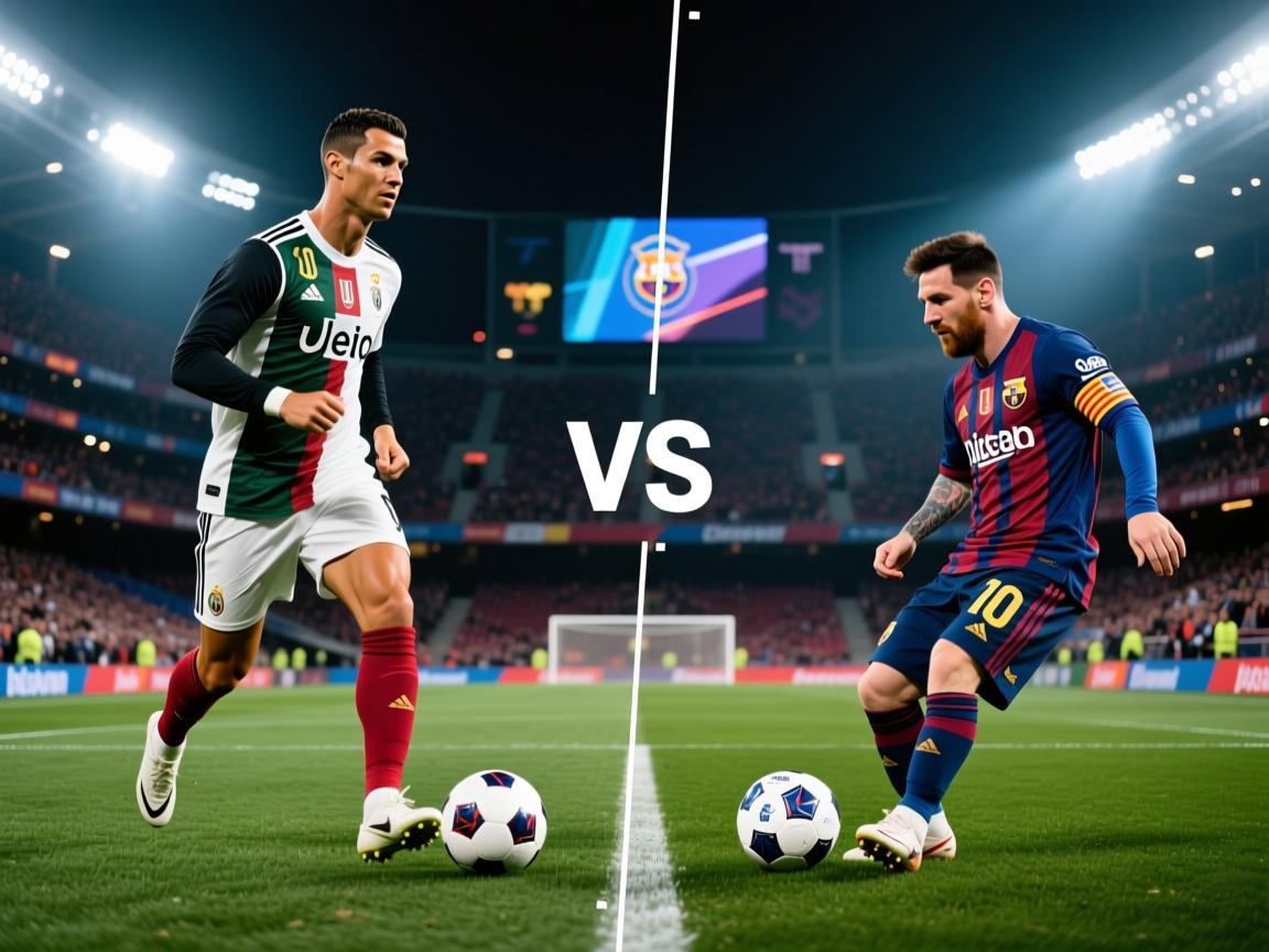 C罗与梅西不同踢球风格对比  第2张